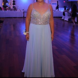 Light blue Jovani dress JVN33701